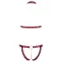 Cottelli - BH-Set mit Metallringen, offen (rot)