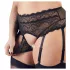 Cottelli Plus Size - Strassverziertes Spitzen-Unterwäscheset (schwarz)