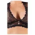 Cottelli Plus Size - Strassverziertes Spitzen-Unterwäscheset (schwarz) - XL