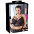 Cottelli Plus Size - Spitzen-BH mit Trägern (schwarz) - 85E
