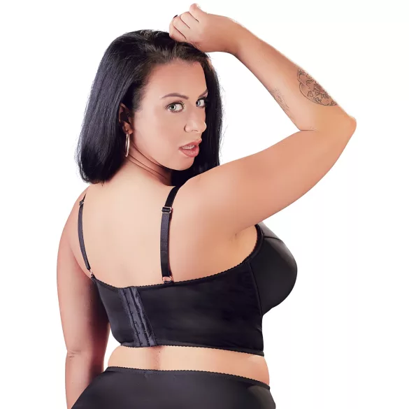 Cottelli Plus Size - Spitzen-BH mit Trägern (schwarz) - 95F