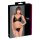 Cottelli - Transparente, Spitzen-BH-Set (schwarz) - M
