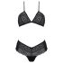 Passion Eco Kerria - Spitzen-Bikini-Set (schwarz) - L/XL