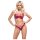 Cottelli Party - Glänzendes BH-Set (Rot) - 80B/M