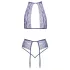 Kissable - Spitzen-Unterwäsche-Set (lila) - L/XL