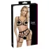 Cottelli - Zweiteiliges Geschirr-Set (schwarz) - M