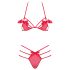 Obsessive Giftella - Rotes Schleifen Dessous-Set