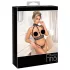 Abierta Fina - Offenes Kettendessous-Set (Schwarz) - M