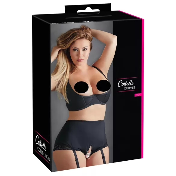 Cottelli Plus Size - Bügel-BH (schwarz) - 95F