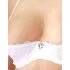 Cottelli - Schnür-BH-Set aus Spitze (weiß) - 85C/L