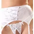 Cottelli - Schnür-BH-Set aus Spitze (weiß) - 85C/L