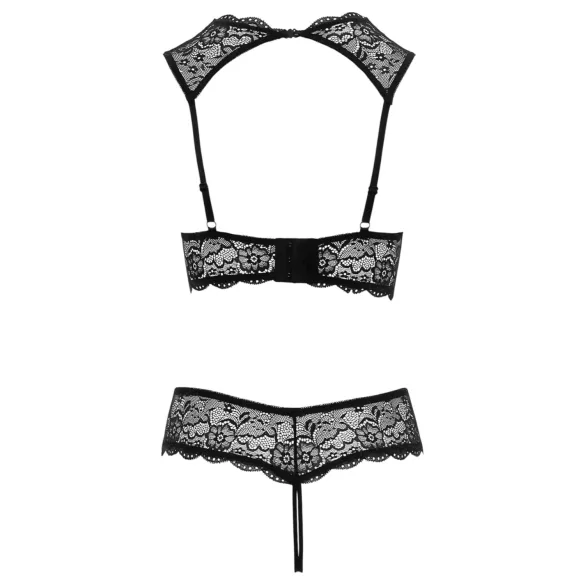 Cottelli - Offenes BH-Set (Schwarz) - 85B/L
