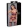 Cottelli Bondage - Mattes BH-Set mit Spitze (rot) - XL