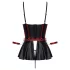 Cottelli Bondage - Glänzendes Set & Handfesseln (Schwarz) - 85B/L