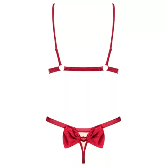 Obsessive Rubinesa - pikantes Dessous-Set (rot) - L/XL