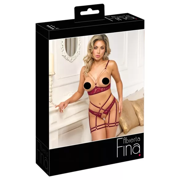 Abierta Fina - Kettenhebe-Set (Rot) - L
