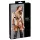 Cottelli Bondage - Glänzendes Körpergeschirr Bikini (schwarz)