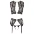 Cottelli Bondage - Spitzenwäsche-Set (4-teilig)