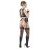 Cottelli Bondage - 4-teiliges Spitzen-Dessous-Set - M