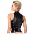 Noir - Glänzendes Zip-Top (Schwarz)