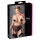 Cottelli Plus Size - Slip mit Spitzen-Strapsen (schwarz) - XXXXL