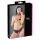 Cottelli - Spitzen-Slip mit Schleife und offenem Schritt (schwarz)
