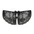 Cottelli - Spitzen-Slip mit Schleife und offenem Schritt (schwarz) - L