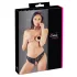 Cottelli - Spitzen-Slip mit Schleife und offenem Schritt (schwarz) - XL