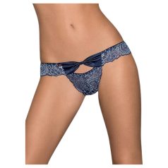 Obsessive Auroria - Schleifenverzierte Damen-Slips (Blau)