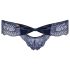Obsessive Auroria - Schleifenverzierte Damen-Slips (Blau)