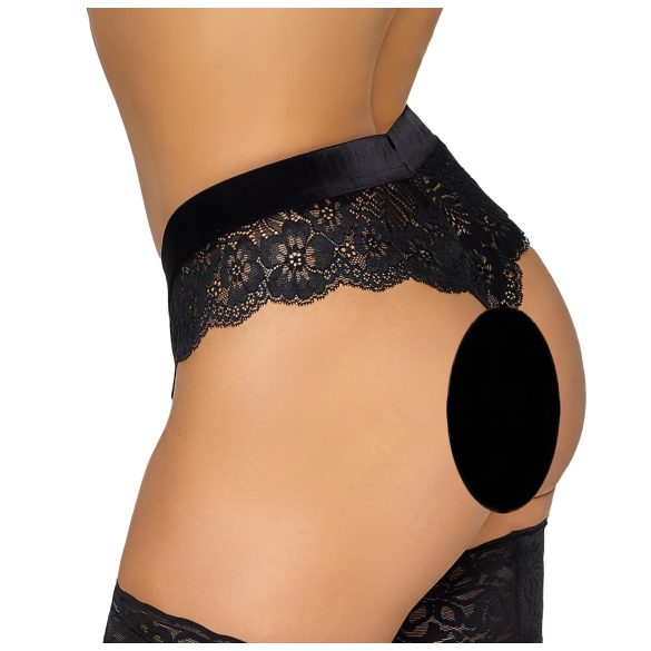 Cottelli Party - Spitzenslip mit Kette (schwarz) - L