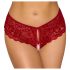 Cottelli - Offene Spitzenpanty (Rot) - M