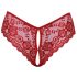 Cottelli - Offene Spitzenpanty (Rot) - M