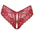 Cottelli - offener Spitzen-Slip (rot) - L