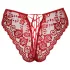 Cottelli - offener Spitzen-Slip (rot) - L
