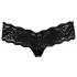 Cottelli - Perlen-Spitzen-Tanga (schwarz) - L