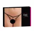Cottelli - Strass Damen-String ouvert (schwarz) - M/L