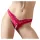 Cottelli - Perlen und offene Blumen-Damenhose (rot)