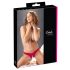 Cottelli - Perlen, offene Blumen-Slip (Rot) - L