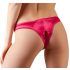 Cottelli - Perlen, offene Blumen-Slip (Rot) - L