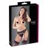 Cottelli - Spitze Strapsgürtel und String (schwarz) - XL