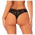 Obsessive Donna Dream - Verführerischer Spitzenstring (schwarz) - M/L