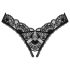 Obsessive Donna Dream - Spitze offener Tanga (schwarz) - M/L