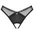 Obsessive Latinesa - Offener String (Schwarz) - XL/XXL