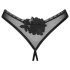 Obsessive Latinesa - Offener String (Schwarz) - XL/XXL