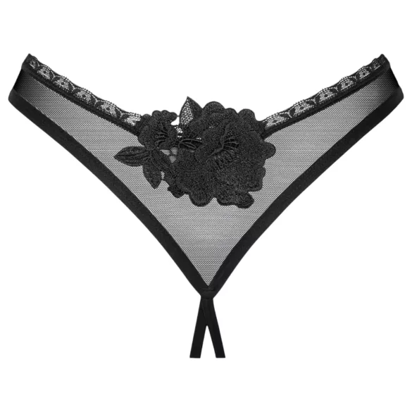 Obsessive Latinesa - Offene String (Schwarz)