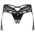 Obsessive Dominna - Straps-Strumpfhalter (Schwarz) - L/XL