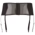 Cottelli Plus Size - Spitzen Strapshemd mit Schnürung (schwarz) - 2XL