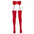 NO:XQSE - Glänzendes Straps-Set (Rot) - L/XL