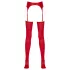 NO:XQSE - Glänzendes Straps-Set (Rot) - L/XL